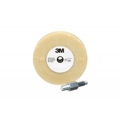 3M Adhesive Tape Removal Wheel + Fixing Mandrel (07498)