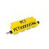 Partex PCT10012CN4, 1,2-1,8mm, 12mm, yellow, 1400pcs, continuous clamping profile