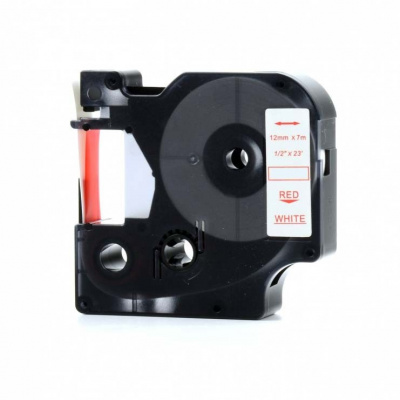 Dymo 53715, 24mm x 7m, red / white, compatible tape