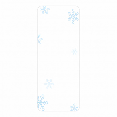 Niimbot A2A18691801, 12x30mm, 195pcs, snowflakes, colorful self-adhesive labels