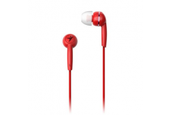 Genius HS-M320, headphones, without volume control, red, in-ear type, 3.5 mm jack