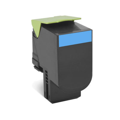 Lexmark 80C2SC0 cyan compatible toner