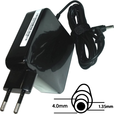 Asus original adapter 65W19V(W.M)BK 4PHI with EU plug (B0A001-00045900)