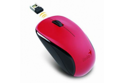Genius Myš NX-7000, 1200DPI, 2.4 [GHz], optická, 3tl., bezdrátová, červená, Blue-Eye senzor