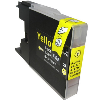 Brother LC-1240 / LC-1280 yellow compatible inkjet cartridge