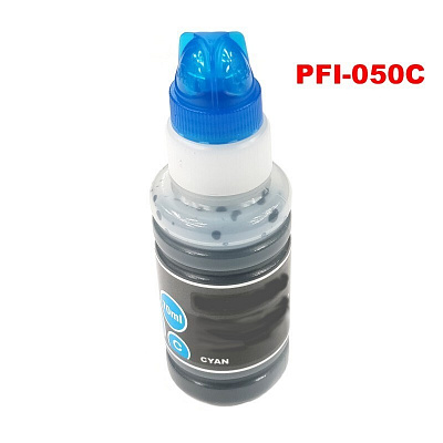 Canon PFI-050C, 5699C001 cyan compatible ink cartridge