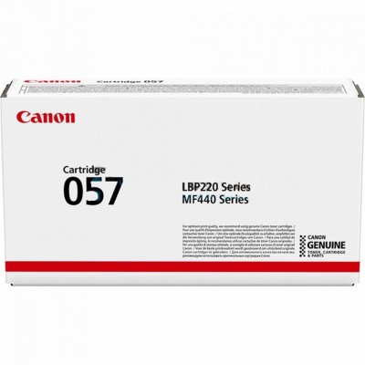 Canon original toner 057, black, 3100 pages, 3009C002, Canon LBP228, LBP226, LBP223, MF449, MF446, MF445, MF443