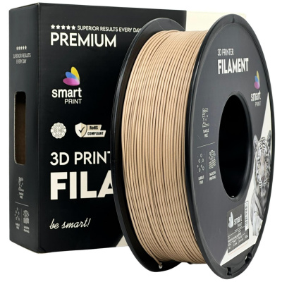 Smart Print FG-S45-E1, 3D filament, PLA Wood, 1,75mm, 1000g, Black walnut