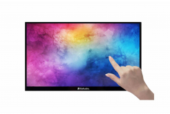 Verbatim PMT-15 Portable Touchscreen Monitor 15.6" Full HD 1080p Metal Housing Portable touch monitor