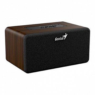 Genius reproduktory SP-918BT, 6W, hnědé, dřevěné, 3,5 mm jack/ bluetooth