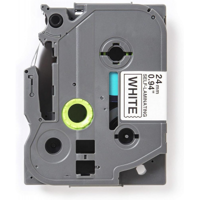 Brother TZ-SL251 / TZe-SL251, 24mm x 8m, black text / white tape, compatible tape