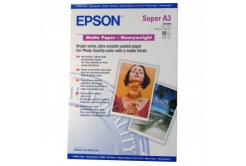 Epson Matte Paper Heavyweight S041264 C13S041264, 167 g/m2, A3+, matte, strong, white, photo paper