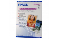 Epson Matte Paper Heavyweight, foto papír, matný, silný, bílý, Stylus Photo 1270, 1290, A3+, 1