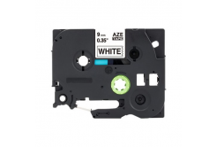 Brother TZ-N221 / TZe-N221, 9mm x 8m, black text / white tape, non-laminated compatible tape