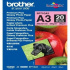 Brother Glossy Photo Paper BP71GA3, 260 g/m2, A3, 20pcs, glossy, inkjet, white, photo paper
