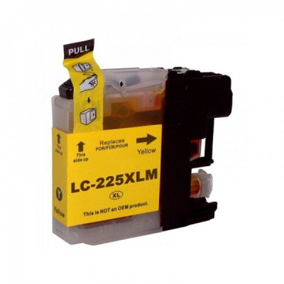 Brother LC-225XL yellow compatible inkjet cartridge