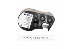 Brady M4C-375-499 / 170793, 9.53 mm x 4.88 m, Nylon, black text / white tape