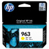 HP original ink cartridge 3JA25AE#301, HP 963, yellow, blistr, 700 pages, 10.77ml, HP Officejet Pro 9010, 9012, 9014, 9015, 9016, 9019/P