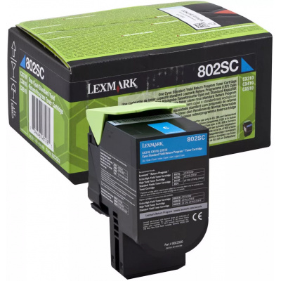 Lexmark 80C2SC0 cyan original toner