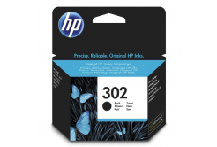 HP ink F6U66AE, HP 302, black, blistr, 190 pages, 3.5ml, HP OJ 3830,3834,4650, DJ 2130,3630,1010, Envy 4520