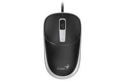 Wired mouse, Genius DX-123, black-gray, optical, 1200 DPI, USB-C