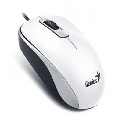 Genius Mouse DX-110 31010116109, 1000DPI, optic, 3tl., wired USB, white