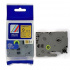 Compatible tape Brother TZ-821 / TZe-821, 9mm x 8m, black text / gold tape