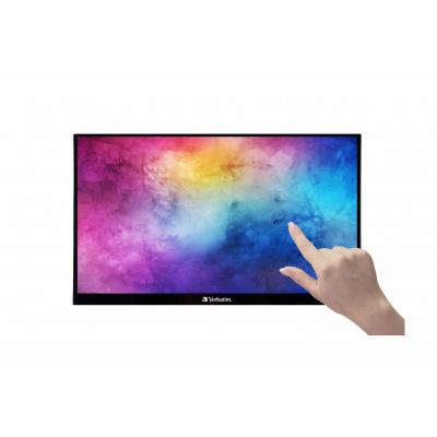 Verbatim PMT-14 Portable Touchscreen Monitor 14" Full HD 1080p Metal Housing Portable touch monitor