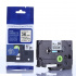 Compatible tape Brother TZ-FX161 / TZe-FX161, 36mm x 8m, flexi, black text / transparent tape