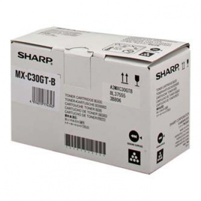 Sharp MX-C30GTB black original toner