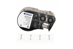 Brady M4-375-075-342 / 170722, 19.05 mm x 16.38 mm, Polyolefin, black text / white tape