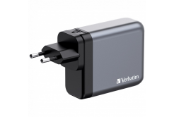 VERBATIM GaN Nabíječka do sítě GNC-140, 140W, 3x USB-C, 1x USB