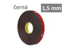3M VHB™ 4655, tl. 1,5 mm; tmavošedá oboustranně silně lepicí akrylová páska 12 mm x 33 m