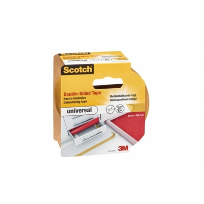 3M 4201 Scotch Double-sided adhesive tape for simple applications, 50 mm x 20 m