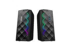 Marvo speakers SG-269, 2.0, 6W, black, volume control, gaming, 160Hz-20kHz, RGB backlighting, touch