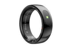 Smart RING PRO černý, měř.stresu, srdeč.tepu, monitoring spánku, 12, Powerton