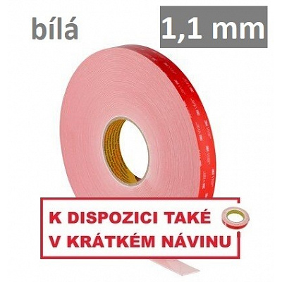 3M VHB™ LSE-110WF Oboustranně silně lepicí páska na LSE plasty, tl. 1,1 mm 25 mm x 33 m