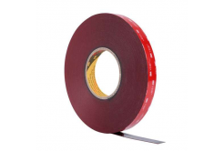 3M VHB 4646-F, 25 mm x 33 m, dark grey double-sided adhesive acrylic tape, thickness 0,6 mm