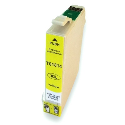 Epson T1814 XL yellow compatible inkjet cartridge