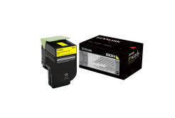 Lexmark 80C0X40 yellow original toner