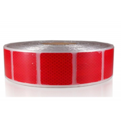 3M 997-72S Diamond Grade Reflective flexible squares 50 x 50 mm, red