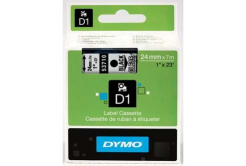 Dymo D1 53710, S0720920, 24mm x 7m black text / clear tape, original tape