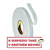 3M 9515W Mounting Foam Double-Sided Tape, White 25 mm x 33 m