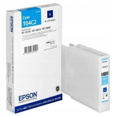 Epson C13T04C24N cyan original ink cartridge
