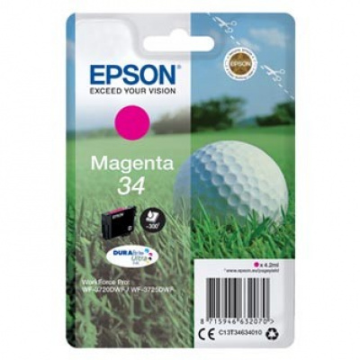 Epson T34634010, T346340 magenta original ink cartridge