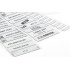 Partex EPL100030LR9C 100x30mm, white, 500 pcs EPL panel label