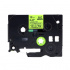 Compatible tape Brother TZ-C31/TZe-C31, signal 12mm x 8m, black text/yellow tape