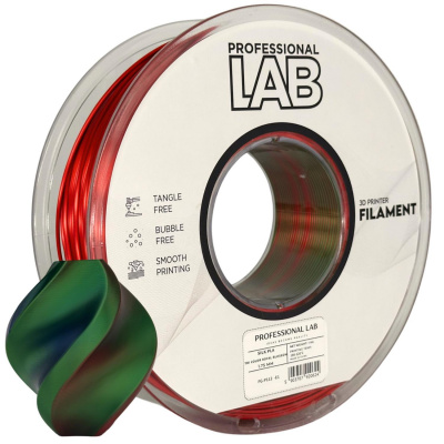 Professional Lab FG-P112-E1, 3D filament, PLA Silk, 1,75mm, 1000g, Tri Color, Royal blossom