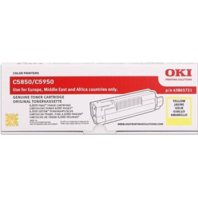 OKI 43865721 yellow original toner