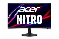 Acer Nitro ED240Q UM.UE0EE.301 Monitor, 23.6", VA, FHD, 180Hz, 1ms, Black, 2R